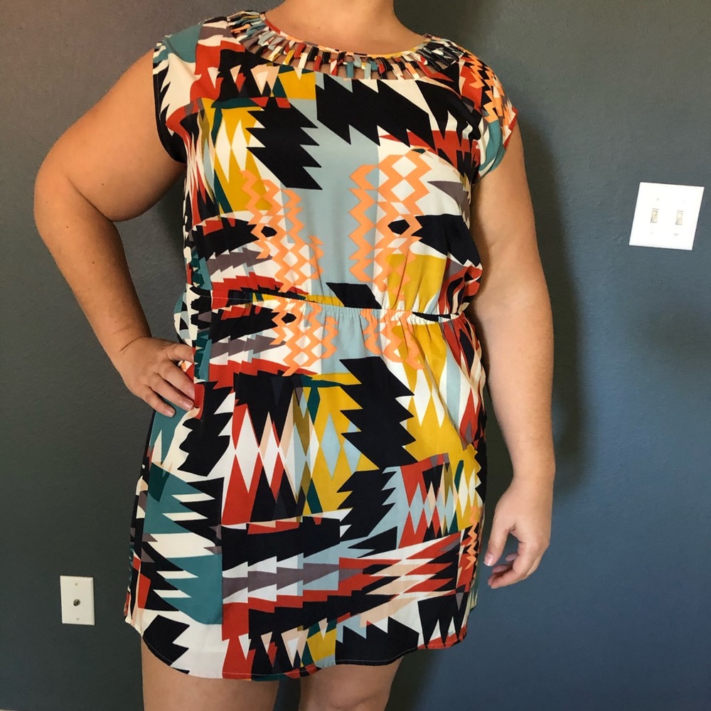 Colorful pattern dress